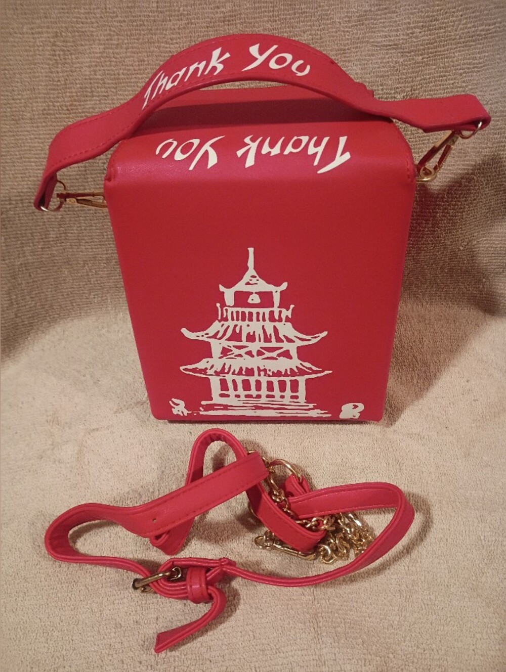 Novelty Chinese Food Takeout Purse. NWOT